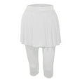 thumbnail image 6 of Pxiakgy Clearance Sale!! Skirted Legging for Women, Yoga Legging with Skirts &Women Tennis Leggings Clothes Skirted Leggings for Women 2025 Tennis Skorts Gym Tennis Yoga Legging with Skirts White 3Xl, 6 of 7