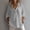 Gray, variant on Blouses Summer Tops Solid Casual Button Front Henley Relaxed Fit Long Sleeve Rolled Army Green