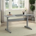 thumbnail image 5 of Furniture of America Glenda Metal Adjustable Long Standing Desk in Gray, 5 of 13