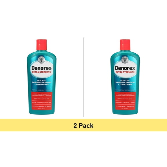 Denorex Extra Strength Dandruff Shampoo Conditioner 10 oz - 2 Pack