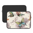 thumbnail image 3 of Bingfone Flying Butterflies-1 Laptop Sleeve Case 15 Inch, 360° Protective Computer Carrying Bag, 3 of 9