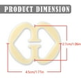 thumbnail image 2 of Invisible Underwear Anti-Slip Buckle JWDX, 1 Anti-Slip Buckle*10 1Pcs Bra Fastener Ergonomic Design Multi Function Plastic Women Bra Straps Holder Sewing, 2 of 4