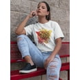 thumbnail image 2 of Yellow Red Old Tiger Boho T-Shirt Women -Image by Shutterstock, Female XX-Large, 2 of 4