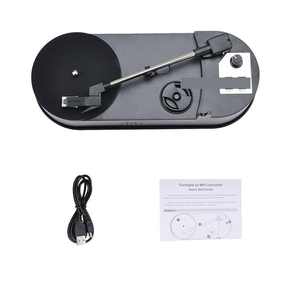33/45RPM Retro Professional Vinyl Disc Music Record Player Turntable Converter To MP3 TF Card/USB Turntable Vinyl Disks Player ,Simple Setup