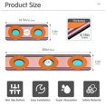 thumbnail image 3 of Yayeee Faucet Mat for Kitchen Sink 30" Diatomite Long Splash Guard Pad, Orange Circle, 3 of 7