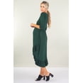 thumbnail image 3 of Maternity and Nursing ¾ Sleeve Faux Wrap Dress, 3 of 4