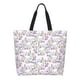 thumbnail image 1 of Balery Purple Rabbit Bolsa Tote Estilo Estético con Cremalleras, Bolsa de Hombro, Bolsa de Compras Grande y Plegable, 1 of 8