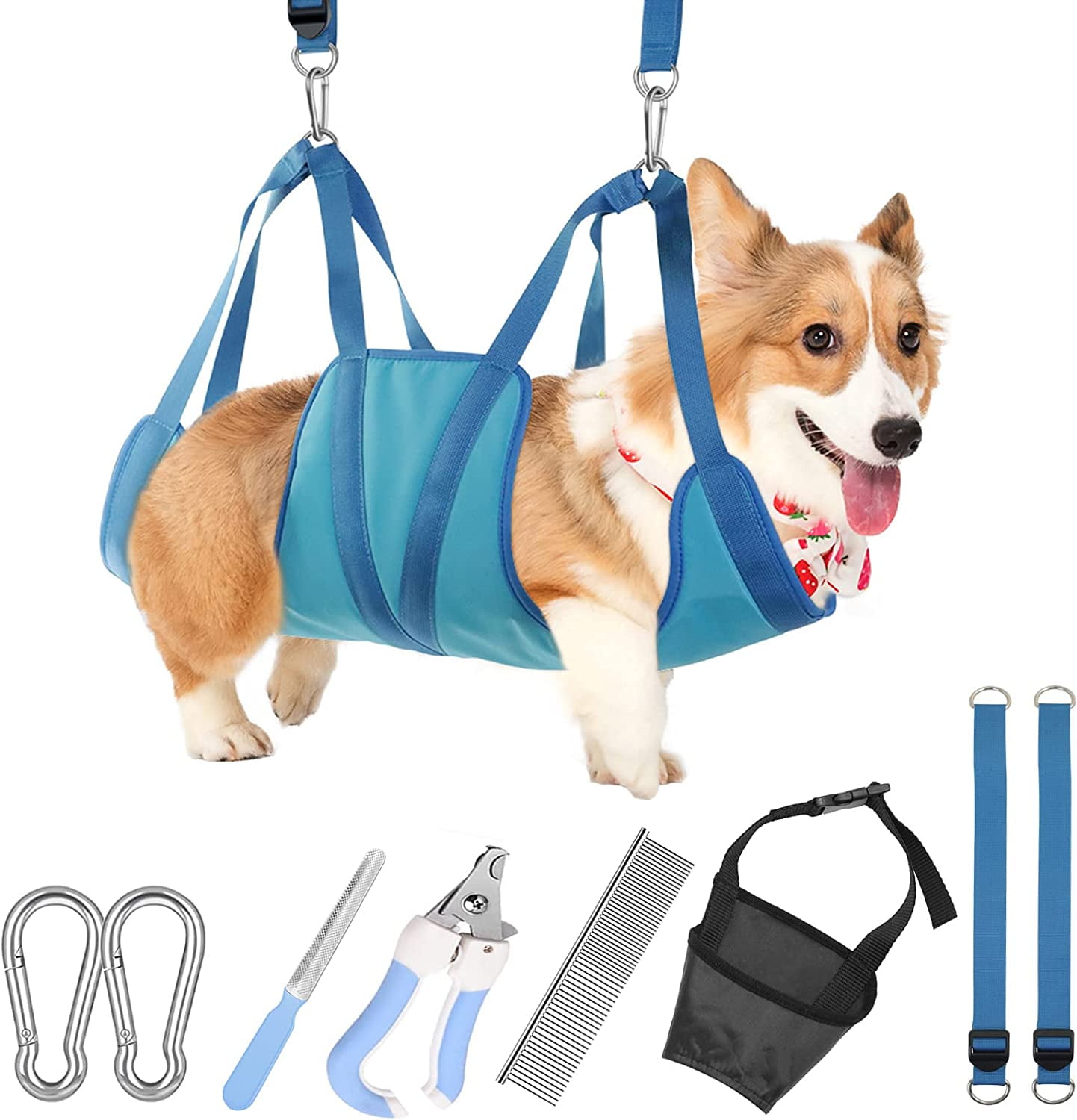 Dog Grooming Hammock for Dogs Cats Pet Nail Trimming Hammock with Nail