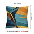 thumbnail image 4 of BANET  Decorative Throw Pillow Cover, Printed Square Cushion Cover, Double-Sided Zipper Closure Patterned Square Pillowcase  18x18in, 4 of 7
