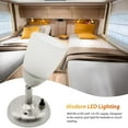 thumbnail image 2 of 12V RV LED Reading Light Pack of 2 Frosted Glass Wall Mount Warm White Light, 2 of 5