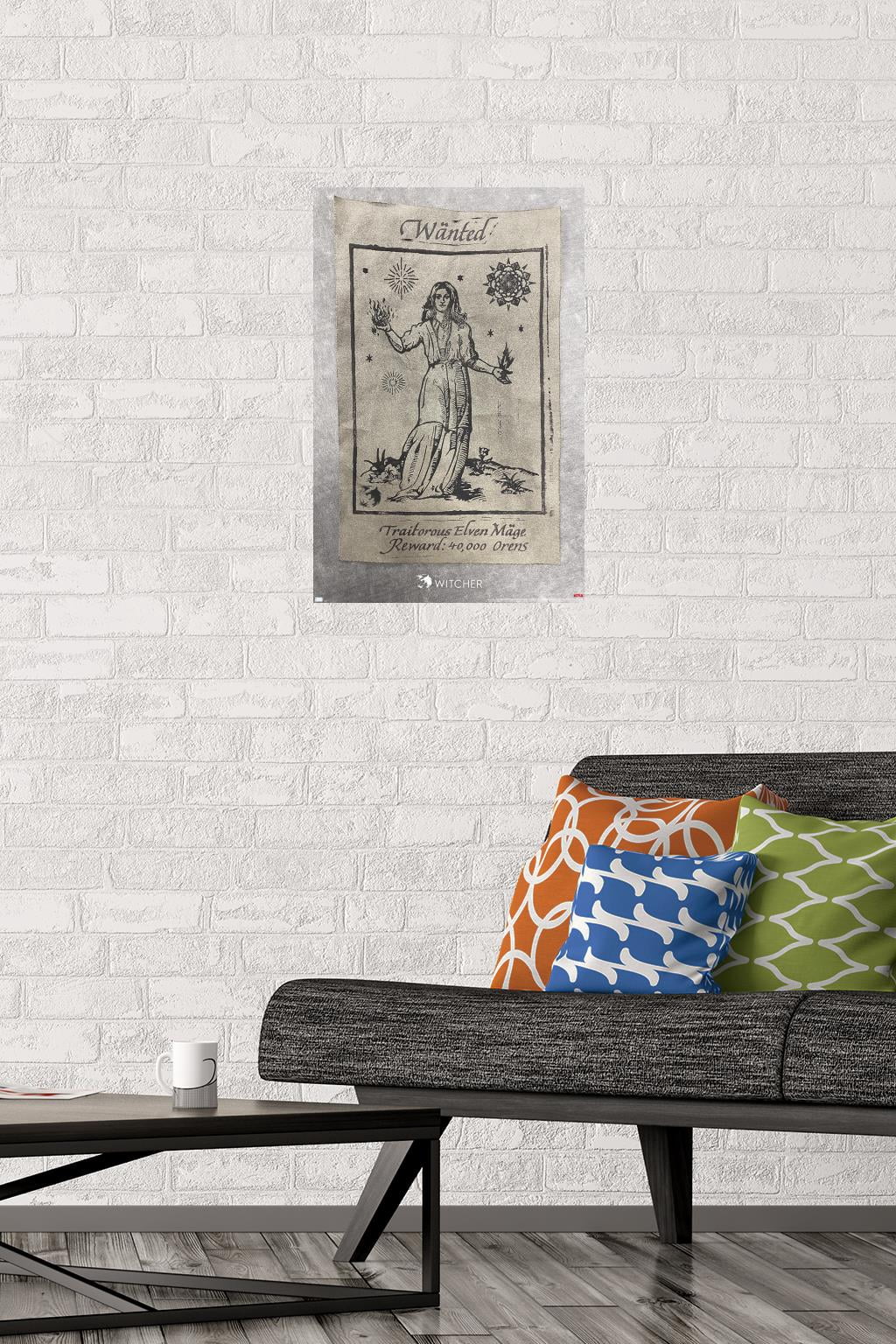 Netflix The Witcher Season 2 - Wanted Elven Mage Wall Poster, 14.725" x 22.375"