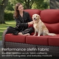 thumbnail image 4 of Bellefurn Outdoor Seat Cushions 22 X 24 X 6 inch for Patio Furniture,Outdoor Chair Cushions Outdoor Deep Seat Cushion with Water Resistant & Removable Cover Patio Cushions for Wicker Chair,Sofa,Couch, 4 of 12