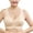 #1_Beige, variant on Plus Size Front Closure Bras for Women Wirefree Underwear Push Up Lace Bras Full Support Bralettes U-Neck Seamless Bra Soft Comfort Everday