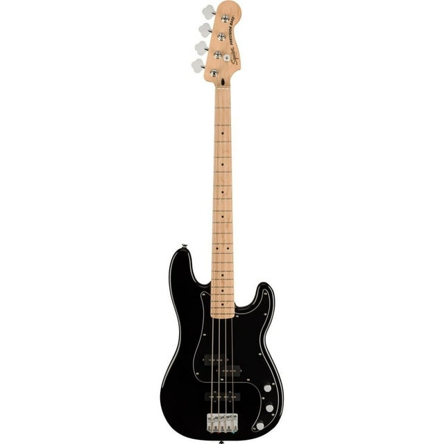 Affinity Series Precision Bass PJ Pack, Maple Fingerboard, Black, Gig Bag, Rumble 15-120V