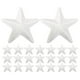 thumbnail image 1 of ColoMX 20 piezas decoraciones navideñas de estrellas de espuma, formas de pentagrama, decoraciones de espuma para manualidades DIY, 1 of 7