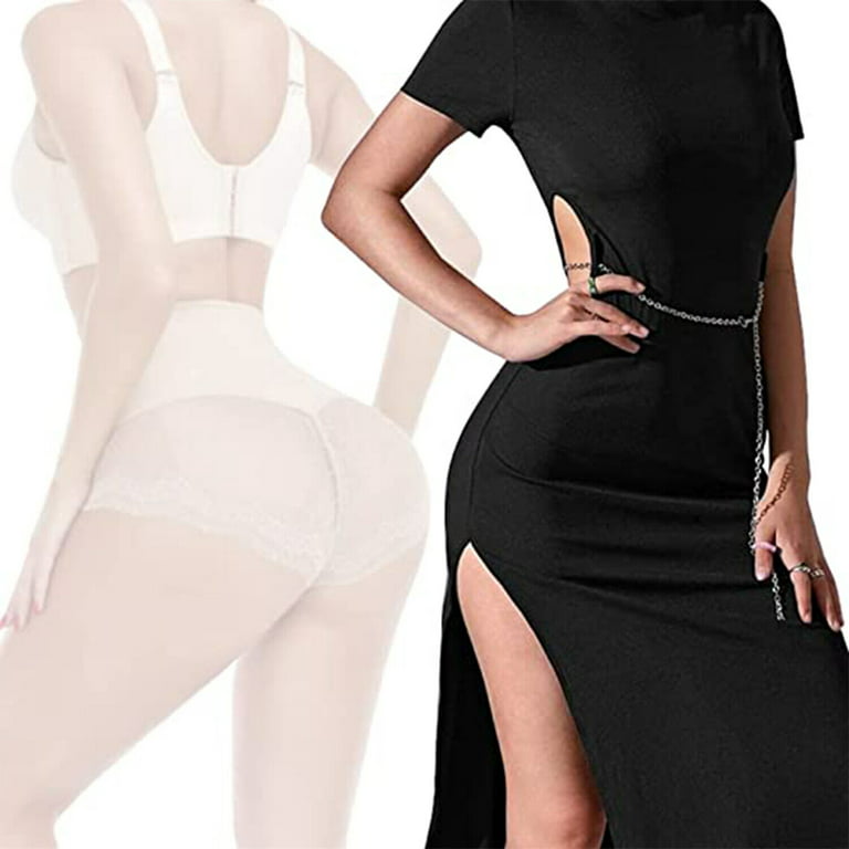 POP CLOSETS Tummy Control Shapewear Panties for Women Lace Shaping  Underwear High Waist Slimming Seamless Body Shaper Briefs