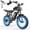 1500W/31MPH/15.6AH, variant on Moveloop Electric Bike, Peak 1500W 31MPH, 20" Fat Tire Ebike for Adults, 48V 15.6AH Battery Electric Mountain Bicycle, 70 Miles Range, Full Suspension, NFC Unlock, UL 2849