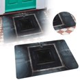 thumbnail image 2 of "Visual Trap Mud Door Mat Easy Care Water Absorbent Entrance Rug For Bathroom And Kitchen" Furry Rug Shag Carpet Woven Throw Blankets No Throw Blanket Initial Blankets And Throws Nice Throw Blanket, 2 of 4