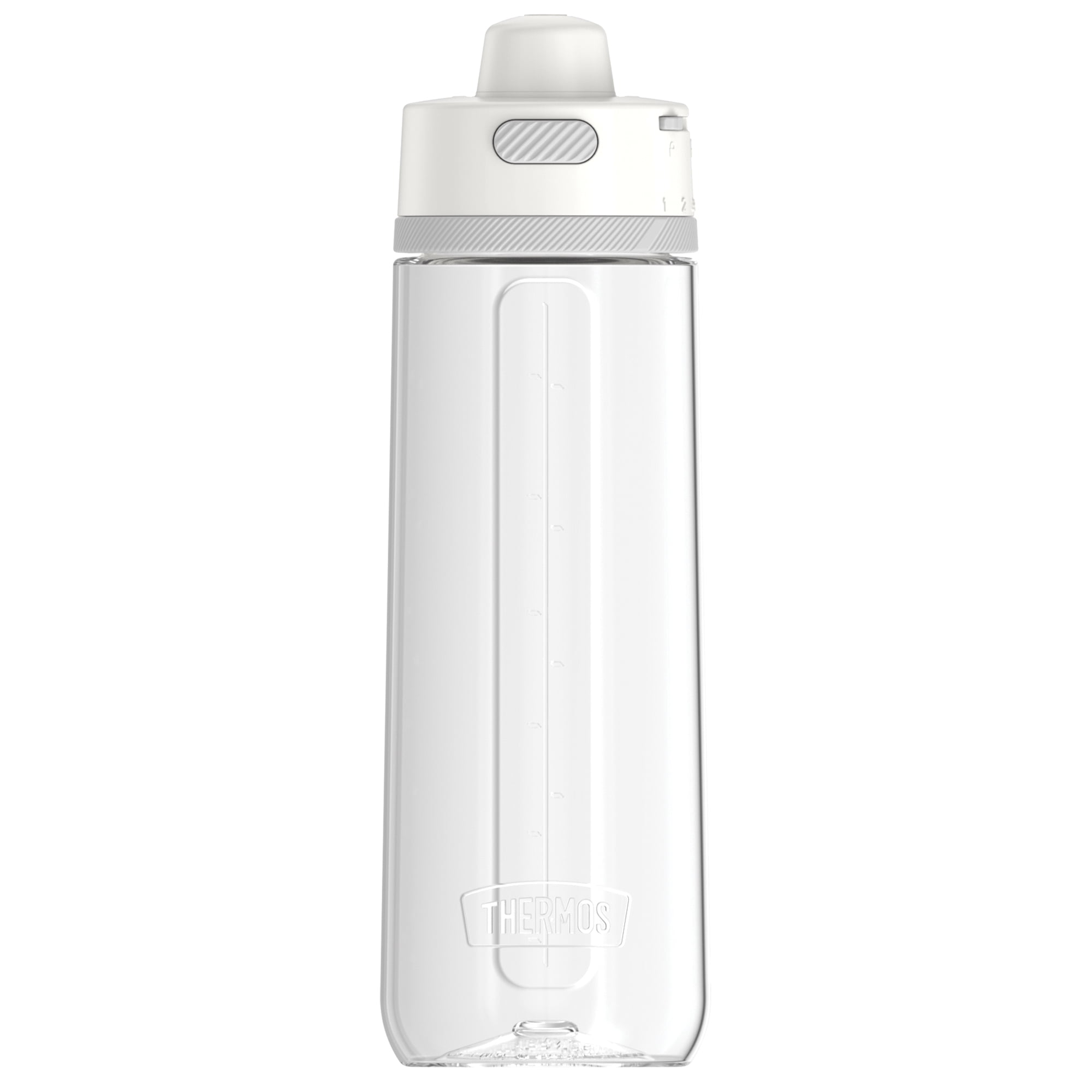 Thermos Vacuum Bottle w/Glass Insert Model #60-100 White Speckled Finish 1  Liter