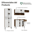 thumbnail image 4 of Cocina Integral Marrón/Blanco Emilly Top MADESA, 4 of 15