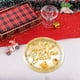 thumbnail image 5 of Vajilla desechable para fiesta temática de Año Nuevo en blanco y dorado, platos de papel de 7 y 9 pulgadas, vasos de papel, pañuelos, juego de platos de papel con temática de fiesta, juego de vajilla, 5 of 6