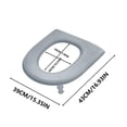 thumbnail image 2 of High Foam Toilet Seat Cushion Washable Reusable Toilet Seat Cover Non-Slip Bathroom Comfort Hygienic Portable Travel Accessory, 2 of 5