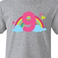 thumbnail image 4 of Inktastic 9th Birthday Rainbow 9 Year Old Youth T-Shirt, 4 of 5