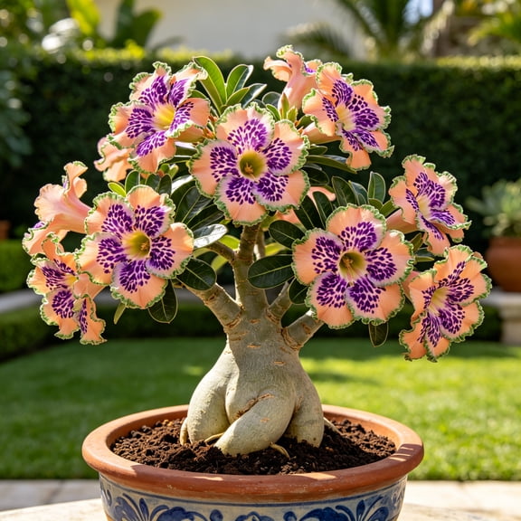 Stunning Desert Rose for Cultivating - Rare Exclusive Blossoms / Visual Magnificence / Perfect for Balconies & Yard Plots