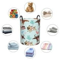 thumbnail image 6 of Fotbe Cute Pug Dogs Laundry Basket with Handles, Waterproof Large Laundry Hamper, Wash Bag for Corner Dorm, Rolling Laundry Basket with Handles-Small, 6 of 8