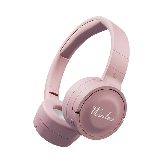 Auriculares Inalámbricos Bluetooth 5.3 Over Ear Headset con Reducción de Ruido, Sonido de Subwoofer Hifi de 40 Mm para Música Y Llamadas, Reproducción de Tarjetas de Modo Dual