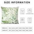 thumbnail image 5 of GOSMITH Sage Green Pillow Covers Spring Watercolor Eucalyptus Floral Pillowcase Leaf Print Throw Pillow Covers Soft Square Cushion for Home Couch Sofa Bedroom Livingroom, 5 of 5