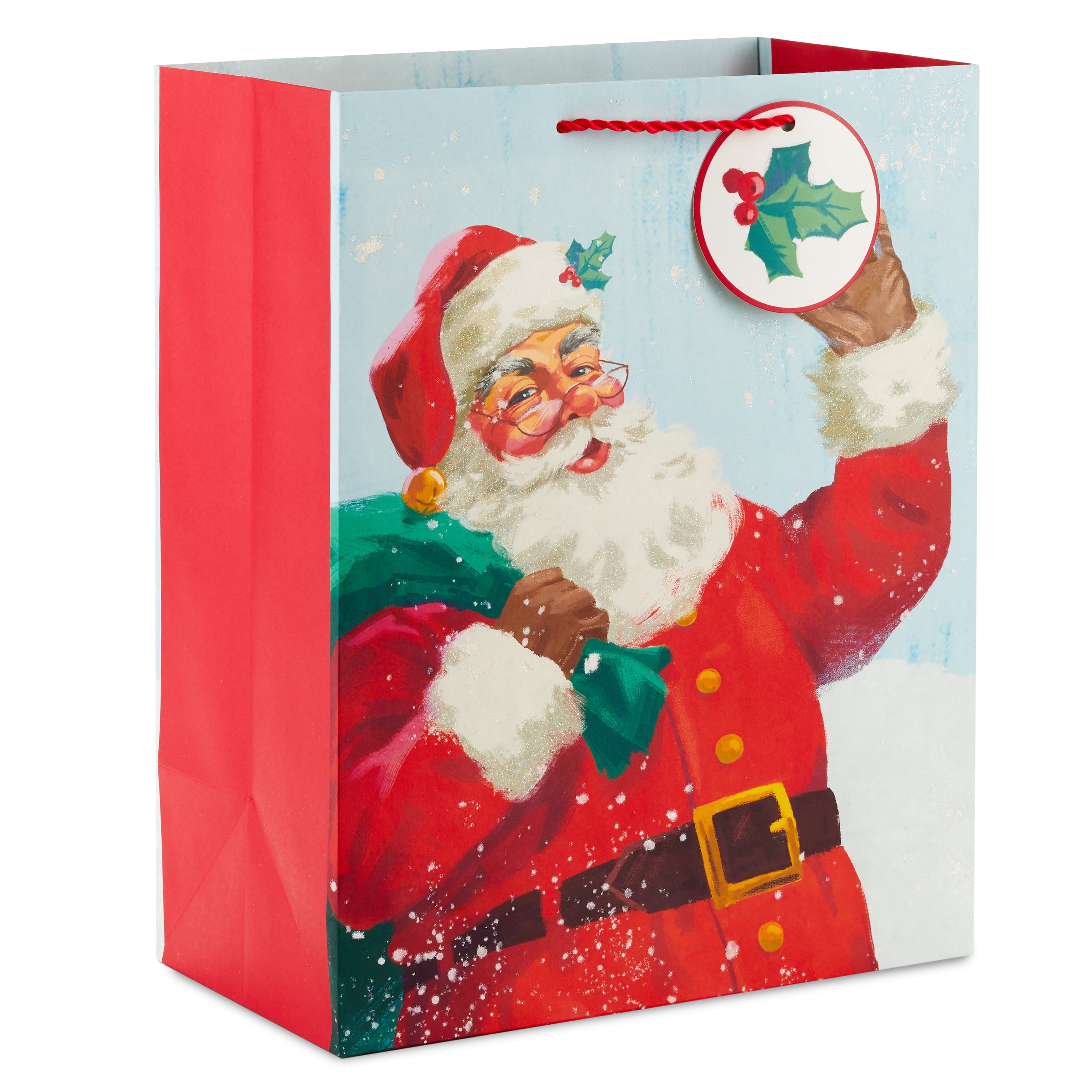 Hallmark Large Christmas Gift Bag (Santa Claus Waving Hello)
