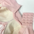 thumbnail image 6 of Amidoa Pink Bras for Women Heavy Breast Full Coverage Lace High Support Brasiers Bralettes for Women 44, 6 of 8