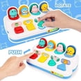 thumbnail image 4 of MesaSeCA Interactive Peekaboo Animal Toy for Toddlers - Educational Cause-and-Effect Playset with Switch Buttons for Early Development  Language Learning  and Role Play - Suitable for Inf, 4 of 7