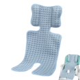 thumbnail image 7 of Universal Stroller Seat Pad Breathable Cooling Mat For Pet Stroller Lightweight Cart Portable Chair Liner With Airflow Design 27.6x13.8 Inches, 7 of 7