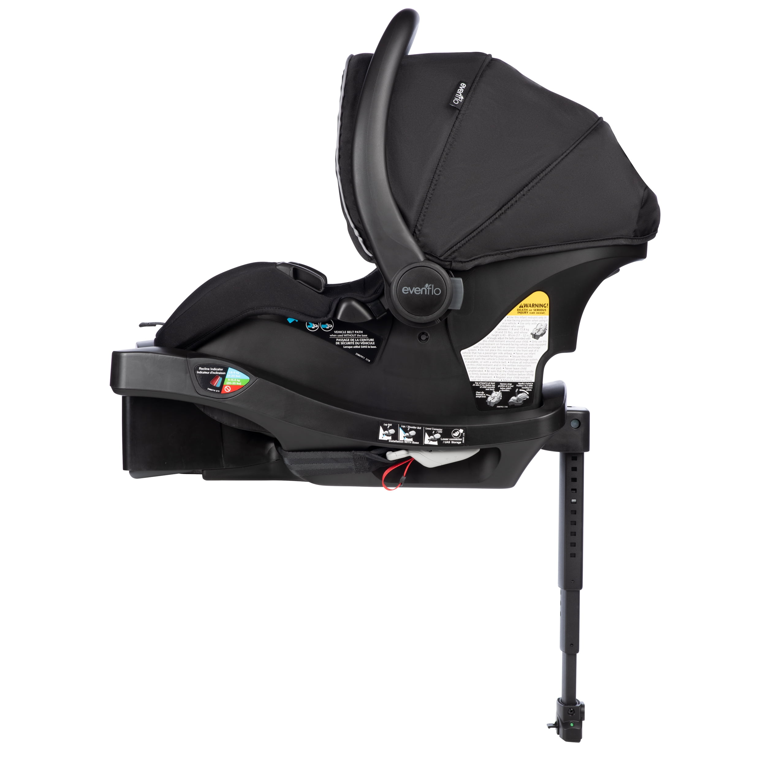 LiteMax DLX Infant Car Seat with FreeFlow Fabric and SafeZone Load