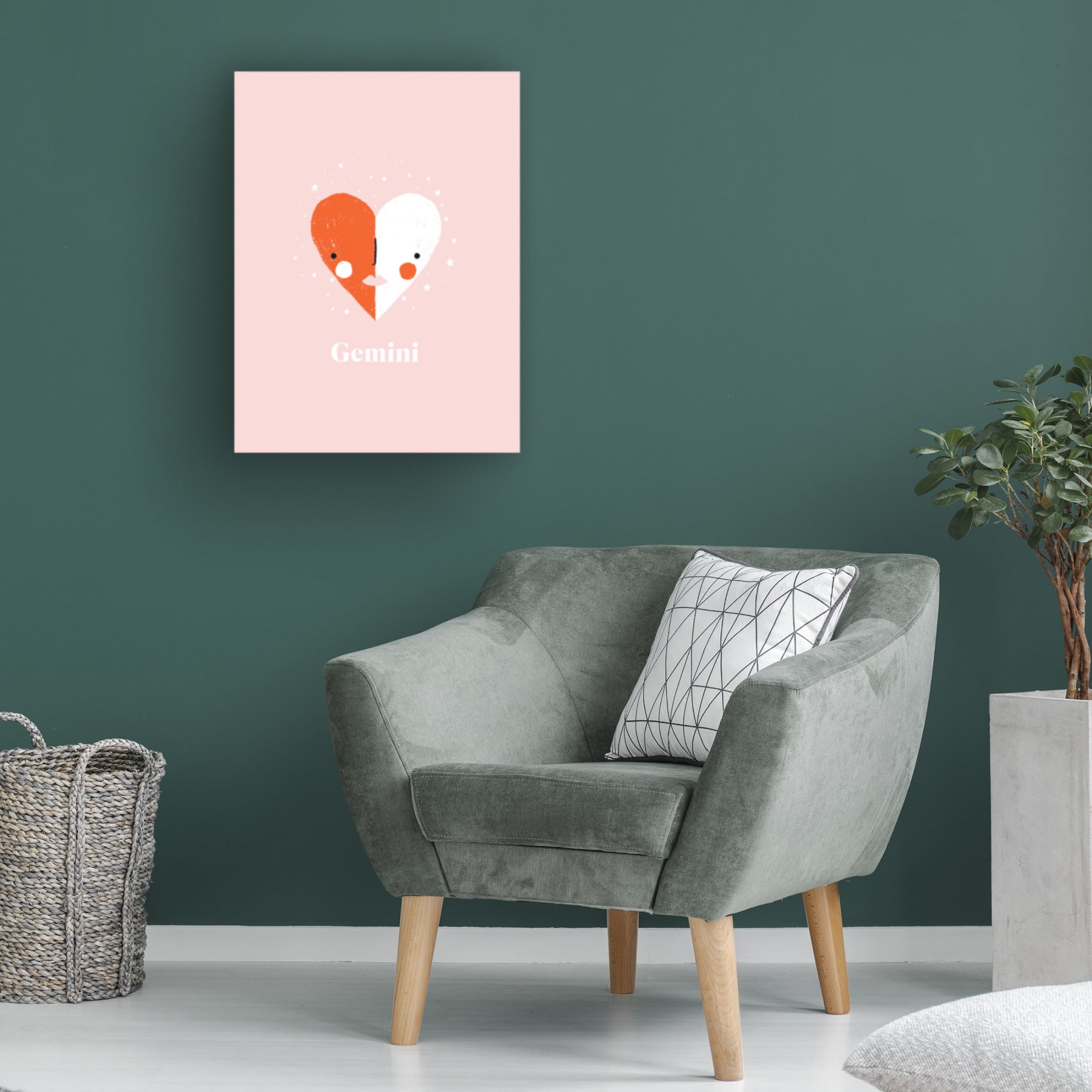 Trademark Fine Art Aislinn Simmonds Gemini Canvas Wall Art