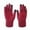Red-As shows, variant on Yokan Women's Knitted Touchscreen Winter Gloves, Waterproof Windproof Soft Thermal Gloves, Plain Thermal Mittens for Outdoor Activities, Breathable & Warm Gloves for Cold Weather, Ideal for Sports