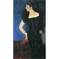 thumbnail image 2 of Gustav Klimt 15x24 Black Ornate Framed Double Matted Museum Art Print Titled: Portrait of Rose Von Rosthorn-Friedmann (1900-1901), 2 of 5