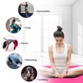 thumbnail image 6 of Gymnastics Mat 10'x4'x2" Foldable Tumbling Mats with Carrying Handles Four Fold Thick Exercise Mat for Home Aerobics Stretching Yoga, Rose Pink, 6 of 8