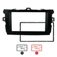 HMOONORY Car Accessories 2Din Abs Car Stereo Fascia Plate Panel Frame hmoonory-car-accessories-2din-abs-car-stereo-fascia-plate-panel-frame