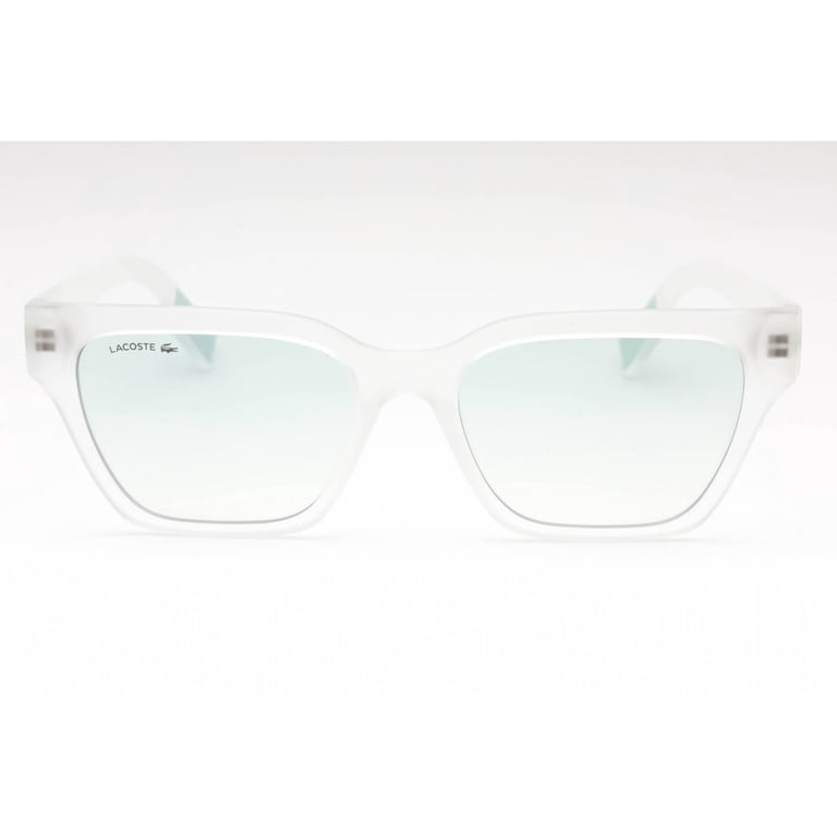 White Lacoste sunglasses Lacoste 614S 105 Womens White Sunglasses - Walmart.com main image 4