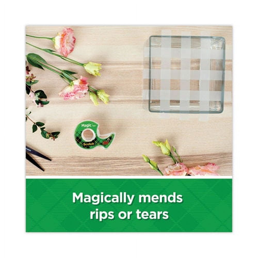 Magic Tape Value Pack, 1" Core, 0.75" X 83.33 Ft, Clear, 20/pack | Bundle of 5 Packs