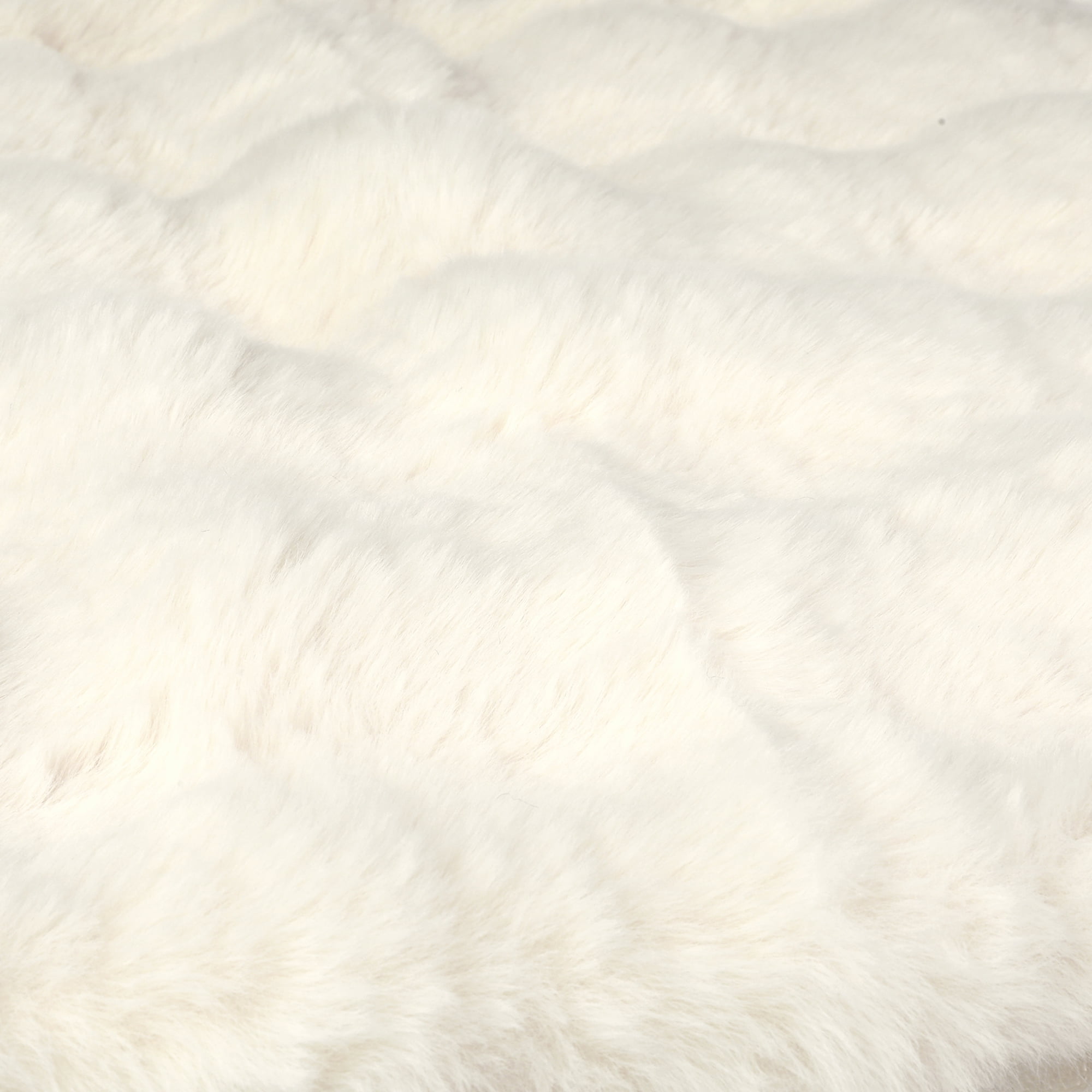 Unique Bargains Faux Fur Cozy Decorative Throw Pillow Covers Soft Plush Pillowcase 1 Pc White 18" x 18"