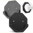 thumbnail image 3 of 2 Pcs Support de Tringle à Rideau de Douche Hexagonal Auto-Adhésif Non Durable Grand Diamètre Support de Fixation pour Salle de Bain, 3 of 9