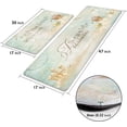 thumbnail image 3 of Thideape Farmhouse Teal Beach indoor Anti Fatigue Doormat, 17‘‘ x 30‘‘ and 17‘‘ x 47‘‘, 3 of 6