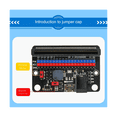 thumbnail image 2 of 1Pcs Carte d'Extension pour Microbit GPIO Expansion Python IO:Bit 5V avec Buzzer Passif Intégré, 2 of 5