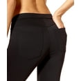 thumbnail image 3 of No nonsense Women's Classic Denim Indigo Capri Legging, Black, X-Large, 3 of 3