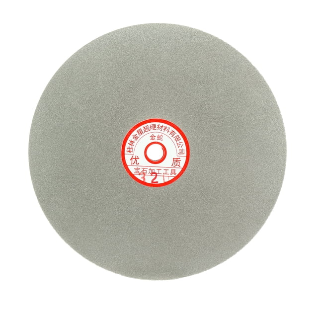 Unique Bargains Disque Plat Enduit de Diamant 200mm 8 Pouces Grain 320 pour Ponçage de Roue