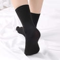 thumbnail image 6 of Yibooy Unisex Clog Socks Washable Toe Separation Socks for Everyday Wear (Black), 6 of 7